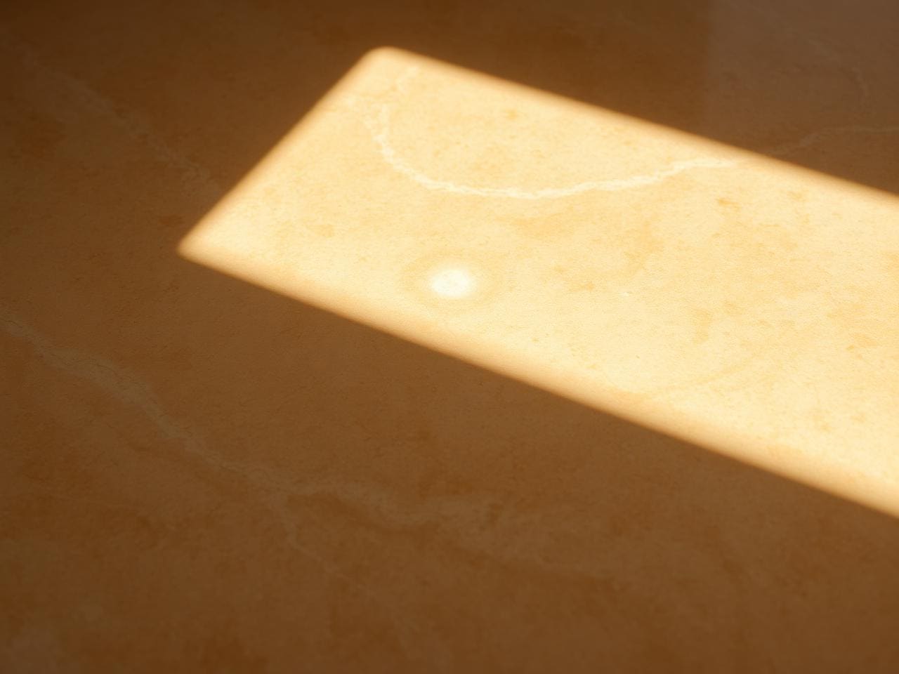Travertine stone surface in daylight
